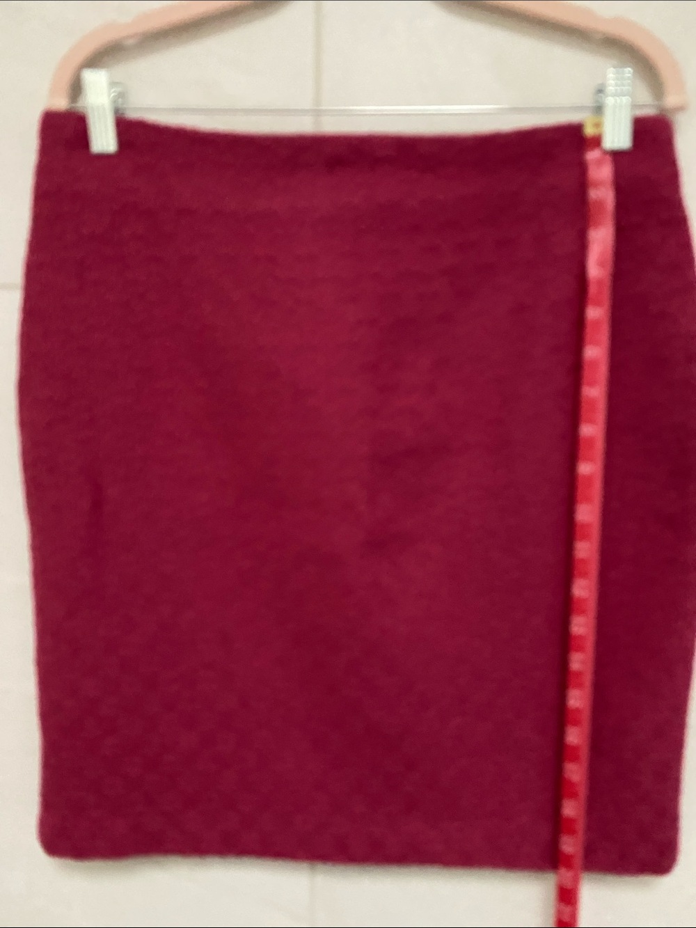Cynthia Rowley Deep Pink Mini Pencil Skirt